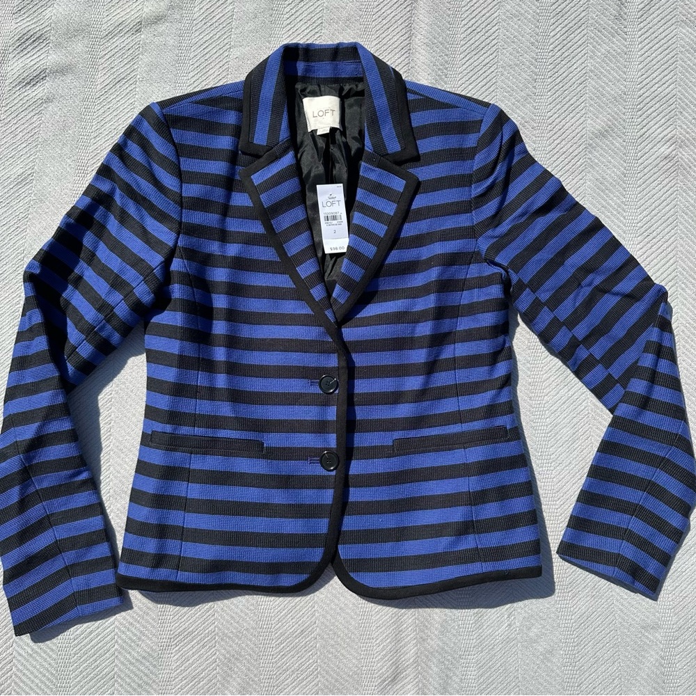 LOFT striped blazer